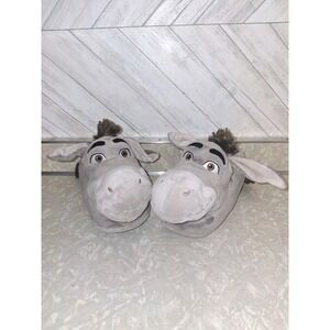 DreamWorks Donkey Happy Feet Slippers Size Small Women's/Girls 1-5 Nice Cond